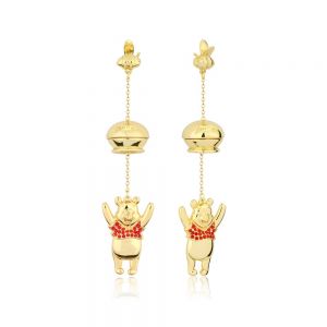Disney Winnie the Pooh Gold-Plated Honey Pot Earrings
