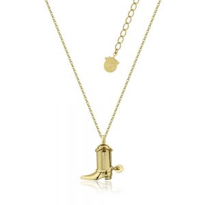 Disney Pixar Toy Story Gold-Plated Woody Boot Necklace - DYN1003