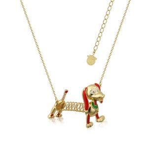Disney Pixar Toy Story Gold-Plated Slinky Dog Necklace - DYN1006
