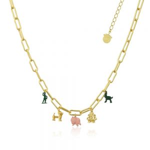 Disney Pixar Toy Story Gold-Plated Charm Necklace - DYN1008