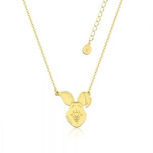 Disney Winnie the Pooh Gold-Plated Piglet Character Necklace