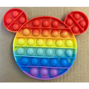 4 x Pop It Fidget Mickey Head  Colour Toy