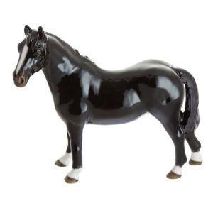 John Beswick Riding Pony (Black)