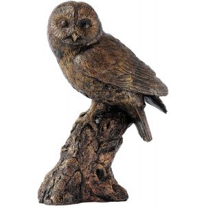 Border Fine Arts Contemporary Classics Tawny Owl Bronzed