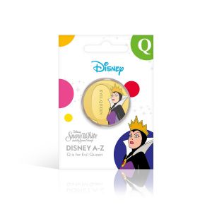Q is for Evil Queen Gold-Plated Full Colour Commemorative Coin