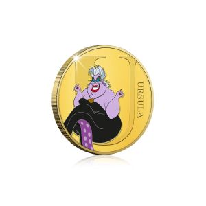 U is for Ursula Gold-Plated Full Colour Commemorative Coin