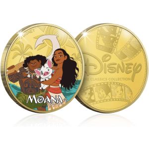 Moana Gold-Plated Commemorative Coin