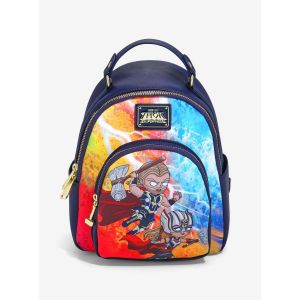 Loungefly Marvel Thor: Love and Thunder Chibi Mighty Thor and Thor Mini Backpack