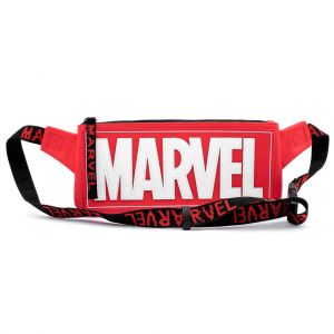 Loungefly Marvel Red Brick Logo Waist/Sling Bag - MVTB0093