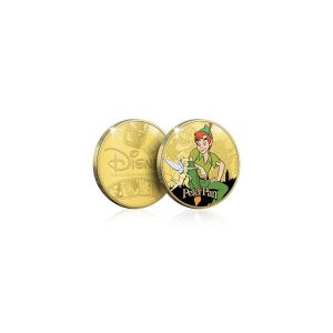 Peter Pan Gold-Plated Commemorative Coin