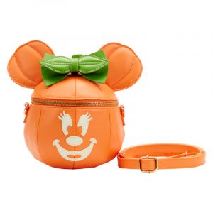 Loungefly Minnie Mouse Glow in the Dark Pumpkin Crossbody Bag