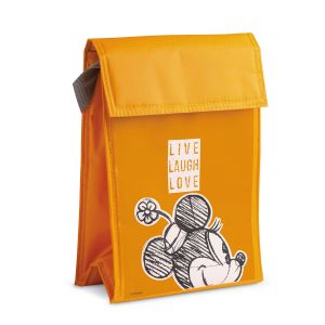 Disney Cooler Bag Minnie Live Laugh Love Orange