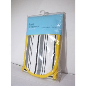 Royal Worcester Essentials Striped Double Oven Glove