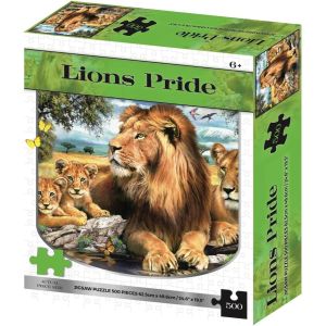 Kiddicraft 500 Piece Puzzle - Lion's Pride - K22520