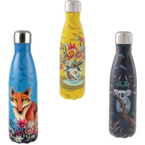Allen Designs - Set of 3 Water Bottles including Koala, Fox and Tea