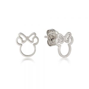 Disney Sparkle & Shine 925 Sterling Silver Minnie Outline Earrings - SSDE001