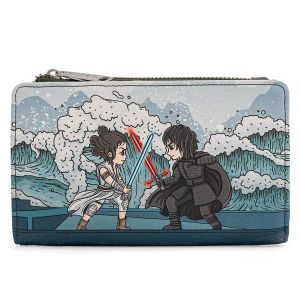 Loungefly Kylo Rey Mixed Emotions Flap Wallet - Star Wars