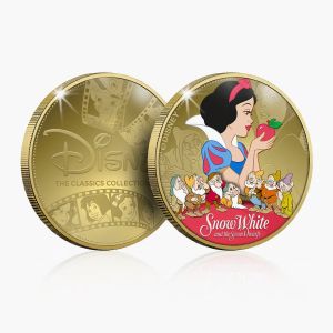 Snow White Gold-Plated Commemorative Coin