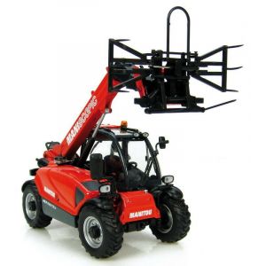 Universal Hobbies Manitou MLT 625-75 H Telehandler with Bale Clamp
