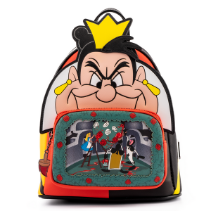 LOUNGEFLY QUEEN OF HEARTS VILLAINS SCENE MINI BACKPACK - DISNEY