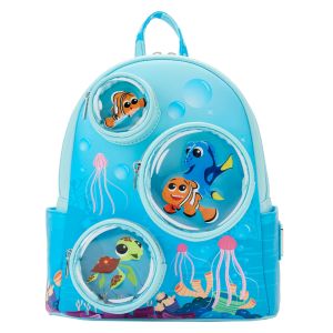 Loungefly Disney Pixar Finding Nemo 20th Anniversary Bubble Pockets Mini Backpack