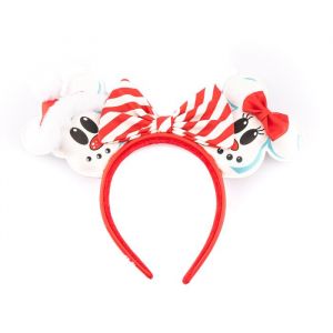Loungefly Disney Snowman Mickey and Minnie Headband