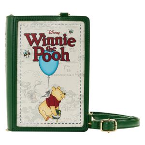 Loungefly Disney Winnie the Pooh Classic Book Cover Convertible Crossbody Bag