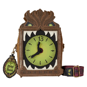 Haunted Mansion Clock Loungefly Crossbody Bag
