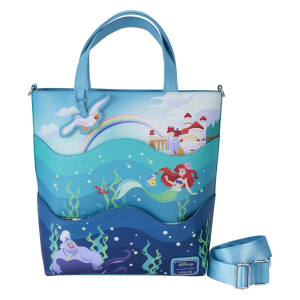 Loungefly Disney The Little Mermaid 35th Anniversary Life is the Bubbles Tote Bag