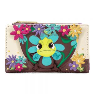 Loungefly Disney Tangled Pascal Flower Flap Wallet