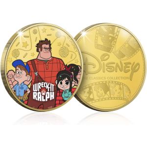 Wreck It Ralph Gold-Plated Commemorative Coin
