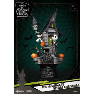 Beast Kingdom Nightmare before Christmas D-Stage PVC Diorama Jack's Haunted House 15 cm