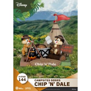 Beast Kingdom Disney D-Stage Campsite Series PVC Diorama Chip & Dale 10 cm
