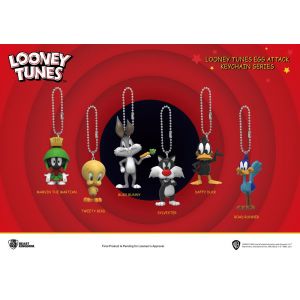 Beast Kingdom Looney Tunes Mini Egg Attack Keychains 4 cm Assortment (6)