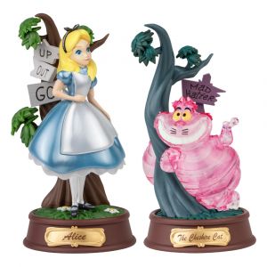 Beast Kingdom Alice in Wonderland Mini Diorama Stage Statues 2-pack Candy Color Special Edition 10 cm