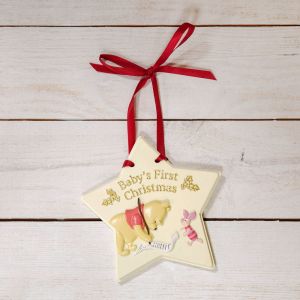 Disney Baby's First Christmas Hanging Decoration - Pooh - XM6103