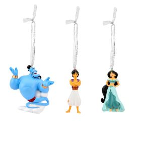 Disney Set of 3 Aladdin Hanging Tree Decorations