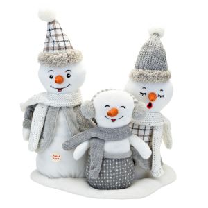 The Novelties Co. Animated Musical Snowman Family