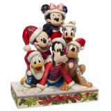 Disney Traditions Piled High with Holiday Cheer (Mickey and friends Figurine) 