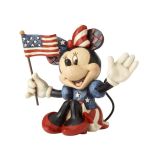 Jim Shore Disney Traditions Minnie Patriotic (Minnie Mini Figurine)