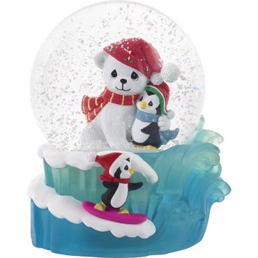 Precious Moments May Your Season Be Filled With Warm Hugs Musical Snow Globe - 201107