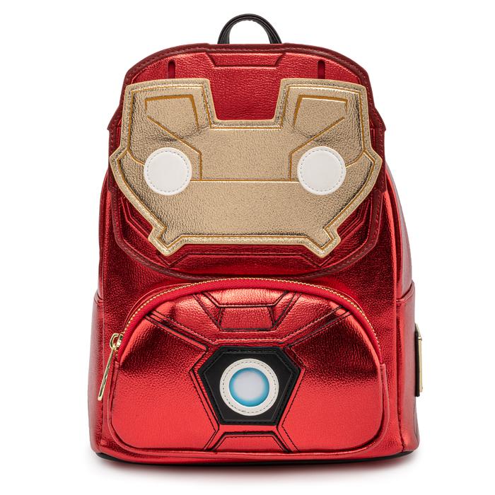 Loungefly Pop By Marvel Ironman Light-Up Mini Backpack