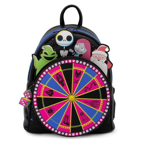 Loungefly Disney NBC Ooogie Boogie Wheel Mini Backpack