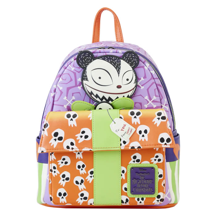 Loungefly The Nightmare Before Christmas Scary Teddy Present Mini Backpack