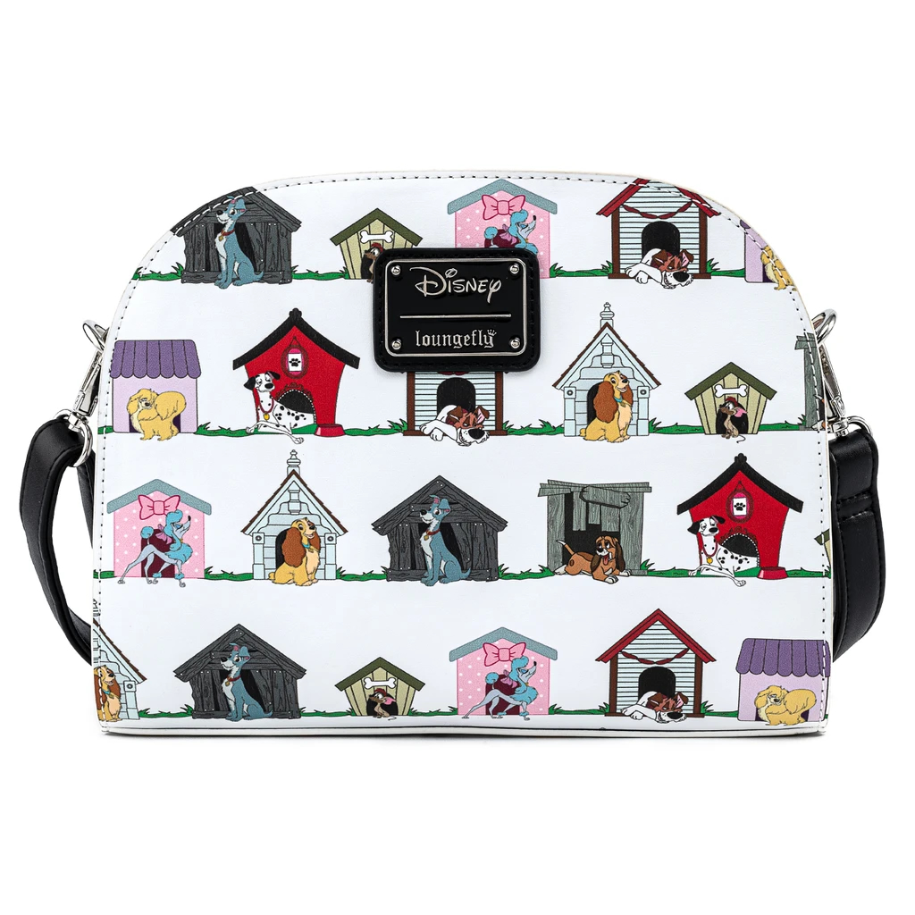 Loungefly Disney Dog Houses AOP Crossbody Bag - WDTB2031