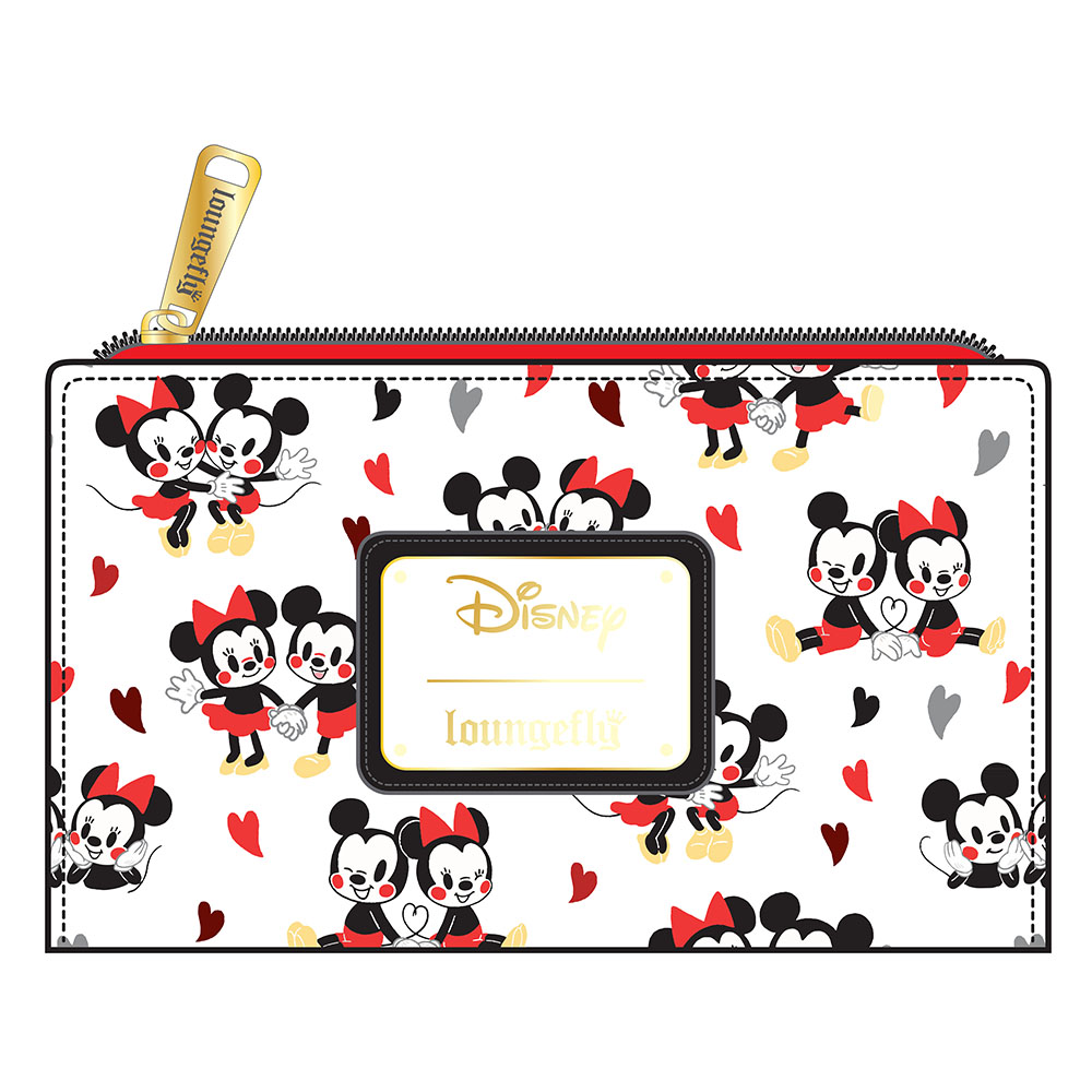 Loungefly Mickey And Minnie Mouse Love AOP Wallet - WDWA1526