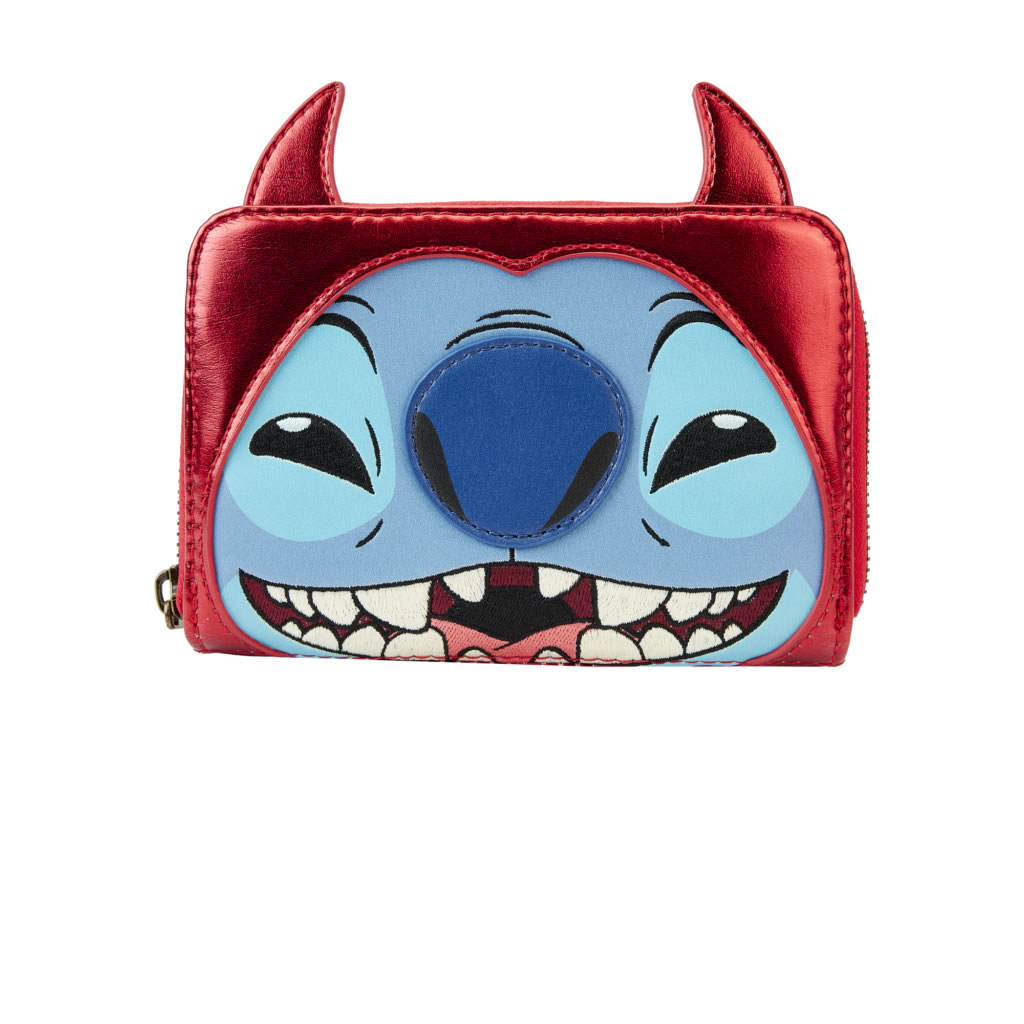 Stitch Devil Lilo & Stitch Disney Loungefly Zip Around Wallet